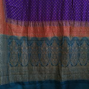 Royal Purple Banarasi Saree