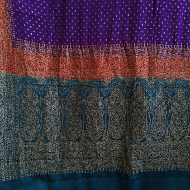 Royal Purple Banarasi Saree