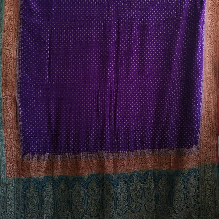 Royal Purple Banarasi Saree