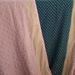 Teal Blue & Peach-Pink Floral Butti Saree