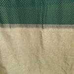 Bottle Green & Pista Saree
