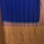 Royal Blue & Vibrant Orange Saree