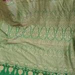 Deep Purple & Emerald Green Saree