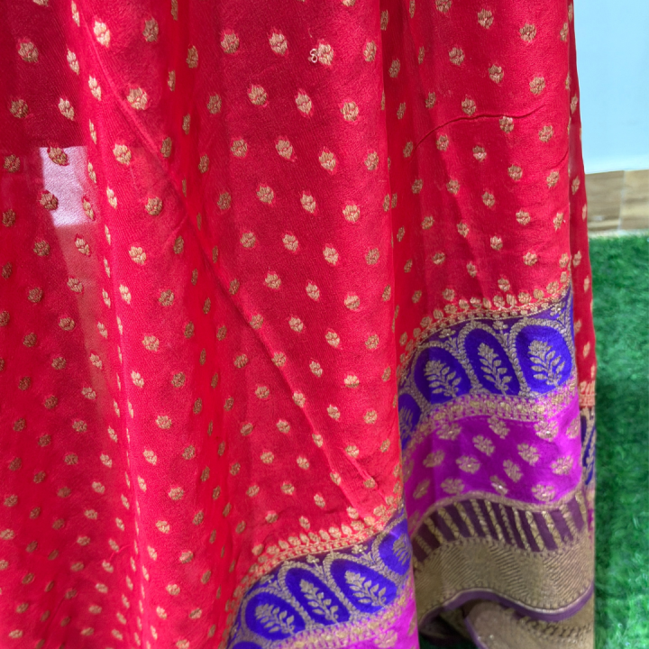 Red Banarasi Saree