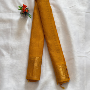 Gadwal Silk-Cotton Temple Border Saree