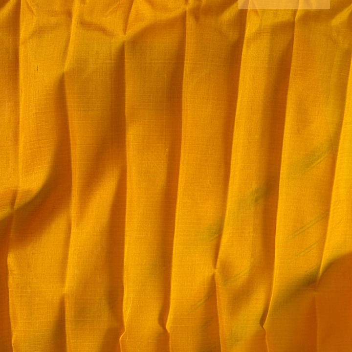 Gadwal Silk-Cotton Temple Border Saree