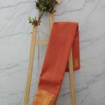 Kanchipuram Chilli Red Silk Saree with Rich Gold Zari Jaal Work