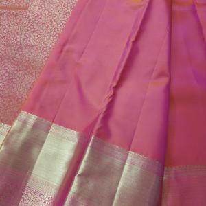 Kanchipuram Chilli Red Silk Saree with Rich Gold Zari Jaal Work