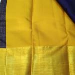Royal Purple Silk Saree with Bright Gold Zari Border