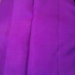 Kanchipuram Maroon Silk Saree with Geometric Temple Chevron Zari Weave & Purple Accent