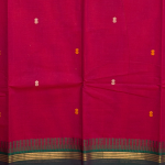 Berry Pink Mangalagiri with Multi-Tone Border
