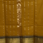 Mustard Gold Mangalagiri with Temple Zari Border