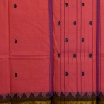 Blush Pink Mangalagiri with Mango Motif Border