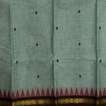 Pastel Seafoam Mangalagiri with Temple Border